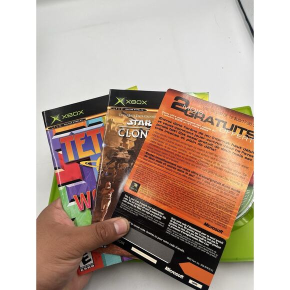 Star Wars: The Clone Wars/Tetris Worlds (Microsoft Xbox, 2003) Complete In Box - Picture 6 of 7